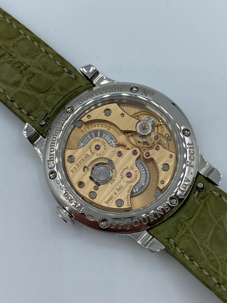 F.P.Journe Souveraine Chronometre Souverain Platinum FULL SET (2019) like new